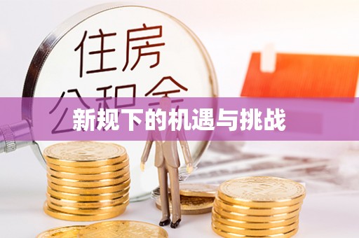 莿桐新规下的机遇与挑战