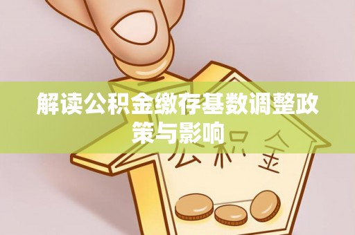 莿桐解读公积金缴存基数调整政策与影响