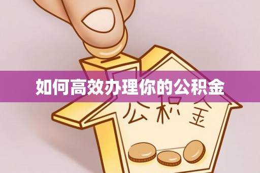 莿桐如何高效办理你的公积金