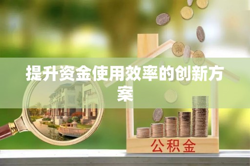 莿桐提升资金使用效率的创新方案