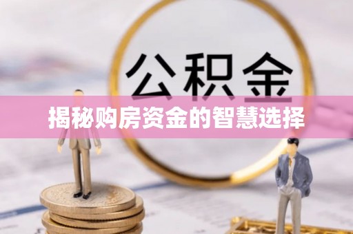 莿桐揭秘购房资金的智慧选择