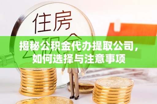 莿桐揭秘公积金代办提取公司，如何选择与注意事项