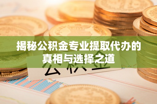 莿桐揭秘公积金专业提取代办的真相与选择之道