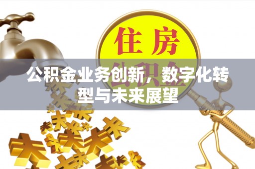 莿桐公积金业务创新，数字化转型与未来展望