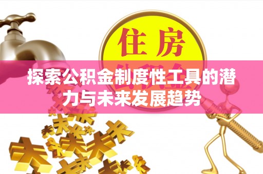 莿桐探索公积金制度性工具的潜力与未来发展趋势