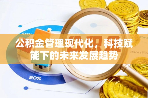 莿桐公积金管理现代化，科技赋能下的未来发展趋势