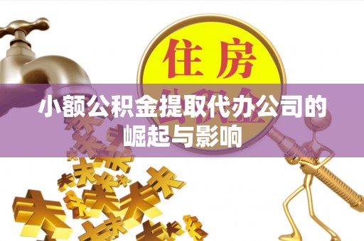 莿桐小额公积金提取代办公司的崛起与影响